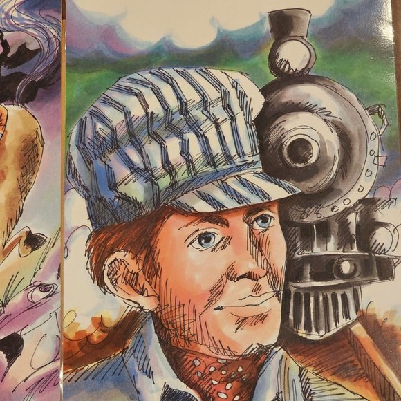 Retro Laminated Folk Tales Men Legend Wall Art Laminated Lot Of 8 12 x 16 Decor - Picture 3 of 12